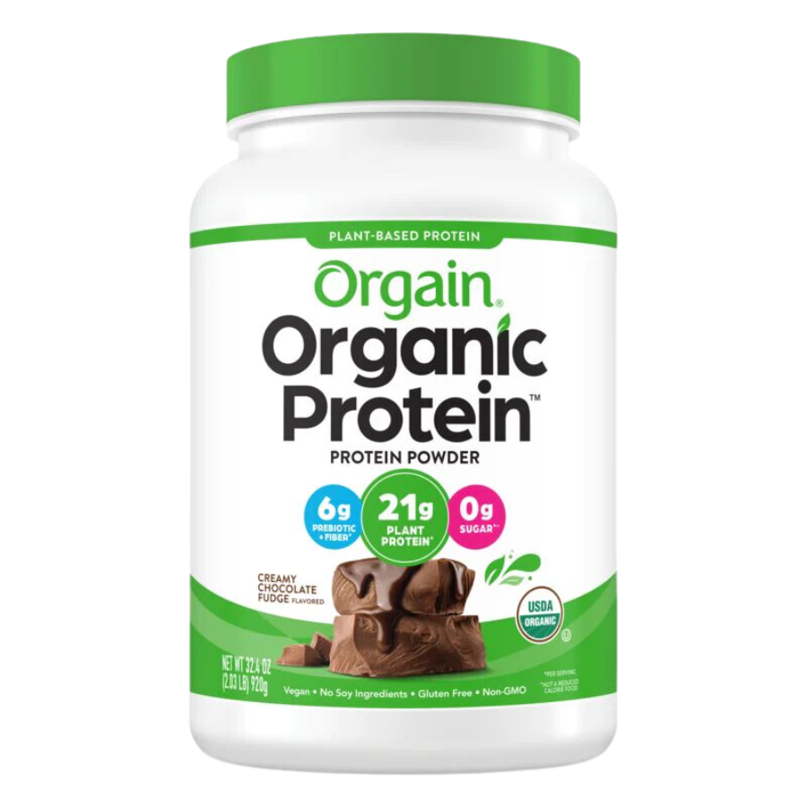 Orgain Organic Protein là thực phẩm dinh dưỡng 100% thuần chay, hoàn toàn không chứa gluten, hormone tăng trưởng, chất bảo quản và hương liệu nhân tạo. Mỗi serving sản phẩm cung cấp đến 21g protein thuần chay từ hạt đậu hữu cơ, gạo lứt hữu cơ, hạt chia hữu cơ và cây gai dầu hữu cơ mang đến hiệu quả tăng cơ giảm mỡ nhanh chóng. Đối với những người ăn kiêng, ăn chay, Orgain Organic Protein chính là giải pháp cung cấp protein phù hợp nhất. Ngoài ra, sản phẩm không có đậu nành nên có thể sử dụng cho cả những người dị ứng với đậu nành. Bên cạnh đó, sản phẩm còn được bổ sung 1 tỷ lợi khuẩn giúp cải thiện sức khỏe hệ tiêu hóa. Orgain Organic Protein luôn nhận được nhiều đánh giá tích cực từ người tiêu dùng về chất lượng và hiệu quả mang lại. Bổ sung Orgain Organic Protein rất tốt đối với người lớn và trẻ em, giúp cơ thể dẻo dai, tăng sức đề kháng và cải thiện sức khỏe tổng thể. Qua quá trình nghiên cứu và phát triển hơn 30 tháng, Orgain Organic Protein là sản phẩm hữu cơ mang tính cách mạng với hương vị độc đáo, đạt chuẩn USDA do Bộ Nông nghiệp Mỹ cấp. Vậy nên, bạn có thể hoàn toàn an tâm khi sử dụng sản phẩm này. Thành phần dinh dưỡng trong Orgain Organic Protein Thương hiệu Organin Thành phần 150 Kcal | 21g Protein | 7.5g EAA | 5g chất xơ | 4g BCAA Hương vị Iced Coffee, Creamy Chocolate Fudge, Peanut Butter, Vanilla Bean, Chocolate Coconut Đóng gói 920G | 20 lần dùng Đối tượng nên sử dụng Orgain Organic Protein Người cần bổ sung đạm, cẩn bồi bổ cơ thể để lấy lại sức. Người tập luyện thể thao thể hình, người bị mất sức. Người gầy yếu bị suy dinh dưỡng, thiếu cân. Người có cơ thể yếu ớt, thường xuyên cảm thấy mệt mỏi, thiếu tập trung, làm việc kém hiệu quả. Người có hệ miễn dịch kém. Người hay bị đầy bụng, ăn uống không có cảm giác ngon miệng. Người đang trong chế độ ăn kiêng, ăn chay. Công dụng của Orgain Organic Protein Cung cấp dưỡng chất và protein cho cơ thể. Hỗ trợ xây dựng và phát triển cơ bắp. Hỗ trợ đốt mỡ, giảm cân, kiểm soát cân nặng. Giúp giảm nồng độ cholesterol trong máu, giảm nguy cơ mắc bệnh về tim mạch, huyết áp. Cải thiện sức khỏe tổng thể thông qua nguồn đạm chất lượng từ thực vật. Hướng dẫn sử dụng Pha 2 muỗng bột với 270 - 350ml nước lọc hoặc sữa hạt. Sau đó, khuấy hoặc lắc đều để bột được hòa tan hoàn toàn. Sử dụng sản phẩm sau buổi tập hoặc bất cứ khi nào cần bổ sung protein. Lưu ý khi sử dụng Hỏi ý kiến bác sĩ trước khi dùng nếu bạn dưới 18 tuổi, đang mang thai hoặc cho con bú, đang gặp các vấn đề về sức khỏe hoặc sử dụng thuốc kê đơn. Sản phẩm không phải là thuốc, không có tác dụng thay thế thuốc chữa bệnh. Không pha sản phẩm với nước nóng. Bảo quản sản phẩm nơi khô ráo, thoáng mát. Không bảo quản sản phẩm trong tủ lạnh, tủ đông. Đậy kín nắp hộp sau khi sử dụng. Mua Orgain Organic Protein chính hãng ở đâu? Orgain Organic Protein là một trong những sản phẩm đến từ thương hiệu Orgain hiện đang được phân phối chính hãng tại chuỗi cửa hàng thực phẩm bổ sung và ăn kiêng Whey Tốt. Với mức giá ưu đãi và các chính sách hấp dẫn, Whey Tốt luôn là địa điểm mua hàng uy tín được vận động viên và người tập thể hình trên cả nước tin tưởng lựa chọn. Dưới đây là một số chính sách nổi bật mà bạn sẽ nhận được khi mua hàng tại Whey Tốt: Miễn phí giao hàng nội thành TP. Hồ Chí Minh đối với đơn từ 1 triệu đồng. Giao nhanh 2 giờ nội thành TP. Hồ Chí Minh. Trả góp 0% khi thanh toán đơn hàng qua Funddin. Tích điểm thưởng sau mỗi đơn hàng. Mua kèm deal cực sốc với đơn từ 1 triệu đồng. Đến Whey Tốt ngay hôm nay để mua Orgain Organic Protein chính hãng với mức giá ưu đãi và tham gia các chương trình ưu đãi mới nhất nhé!