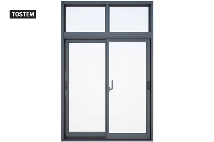 mẫu cửa sổ nhôm kính lùa 2 cánh