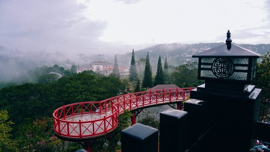 Cafe Đà Lạt view check in cổng trời