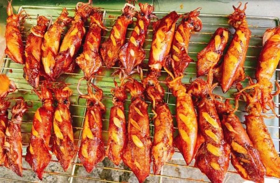 Mực trứng nướng Phú Quốc