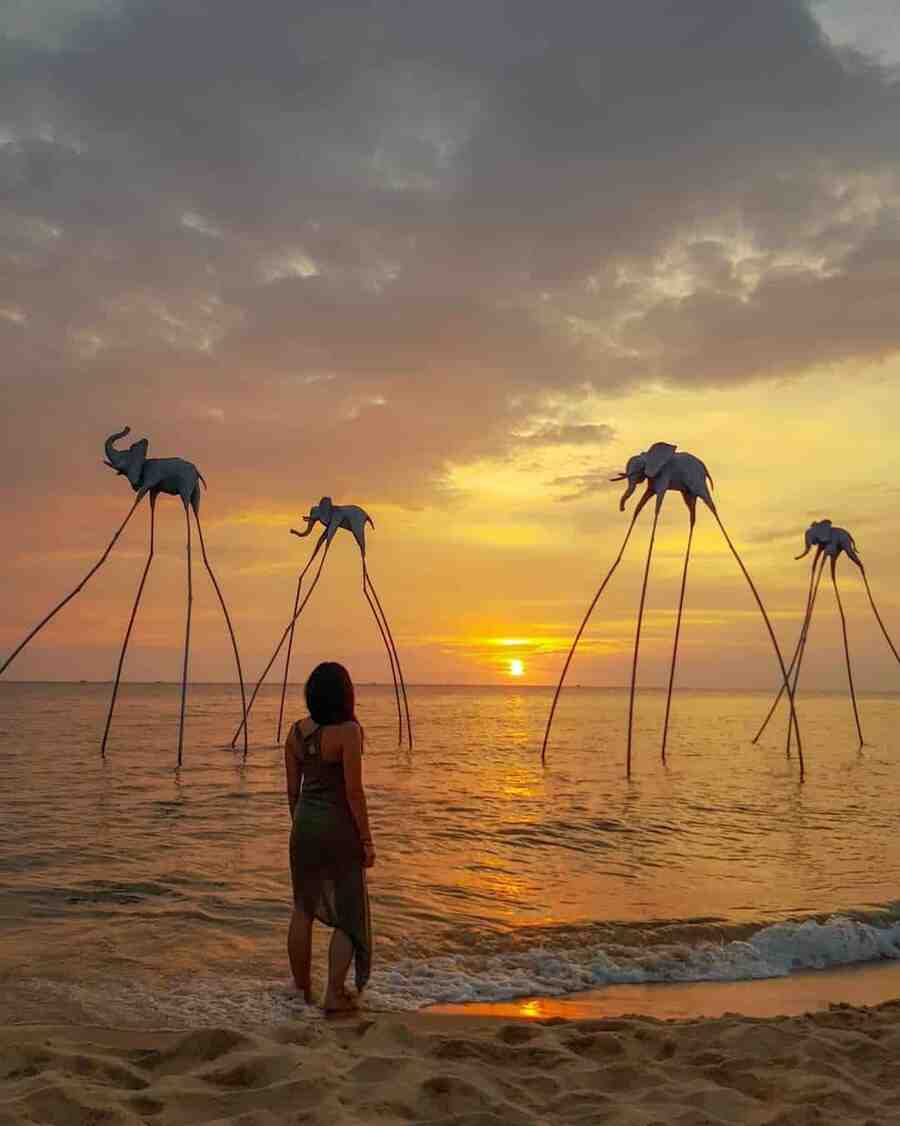 Tạo dáng chụp ảnh ở Phú Quốc: Chụp ngược nắng