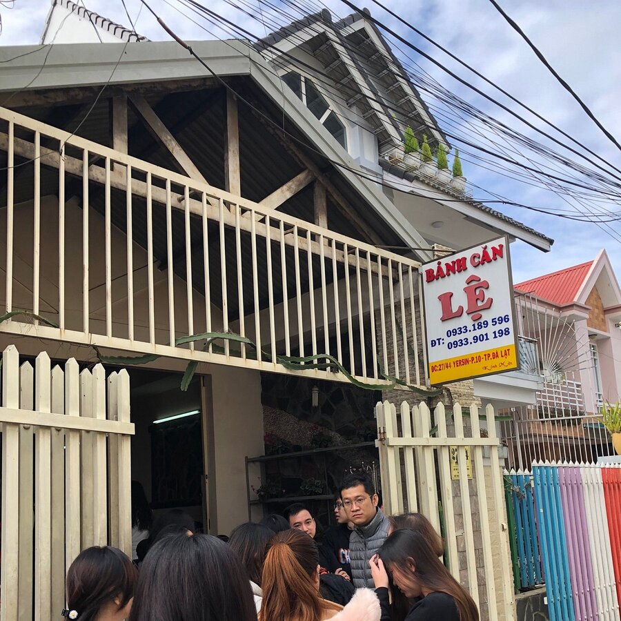 Bánh căn Lệ đường Yersin Đà Lạt