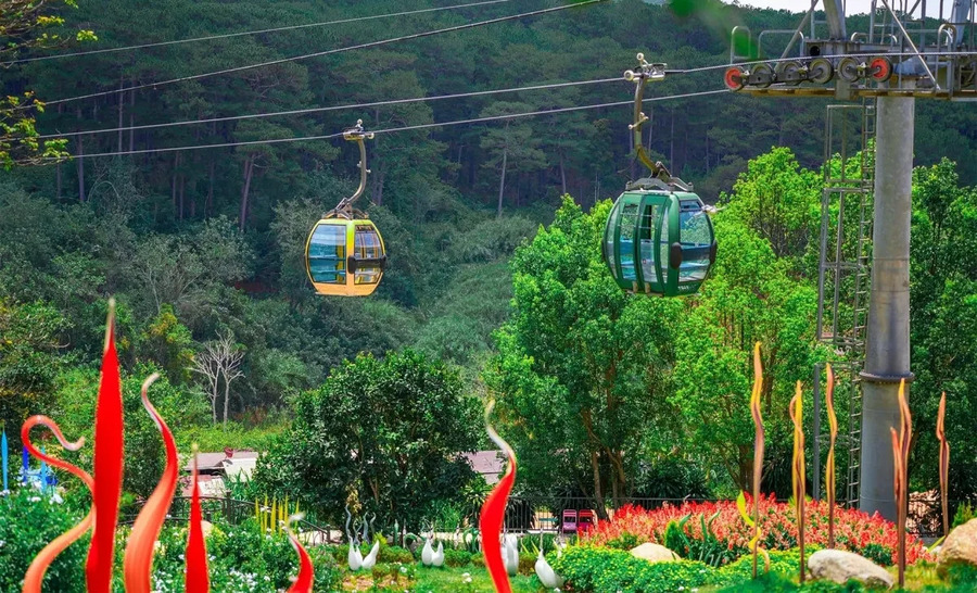 Cáp treo Đà Lạt dài bao nhiêu