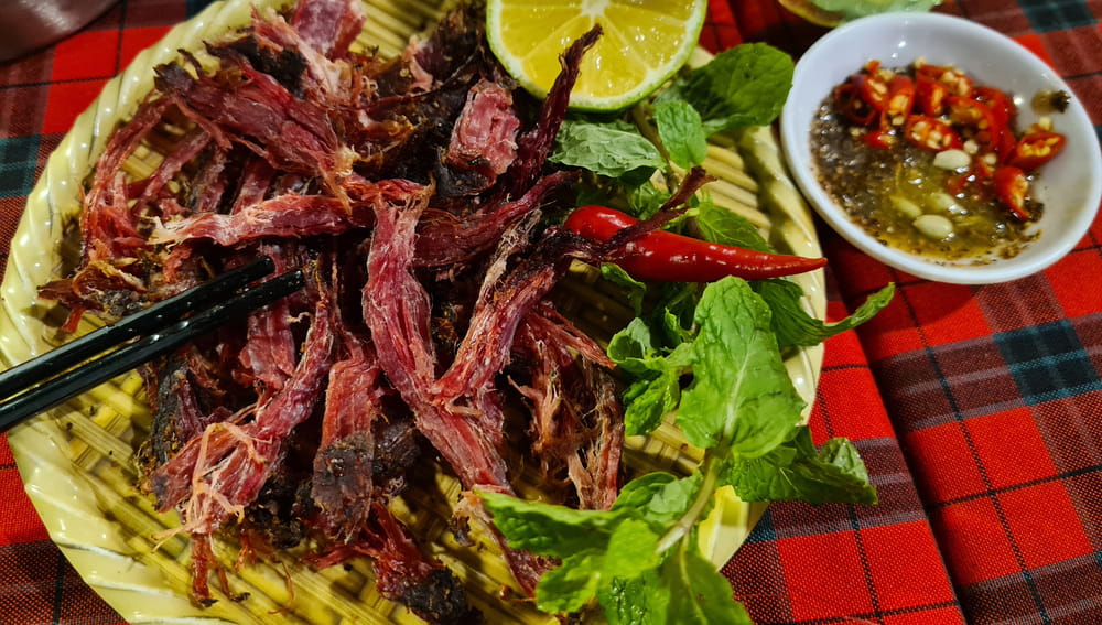 Thịt trâu gác bếp Sapa