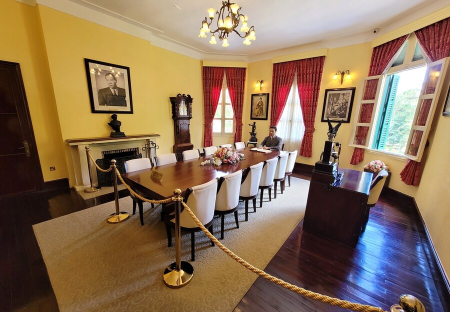 Không gian lầu 2 tại Dinh 1 Đà Lạt