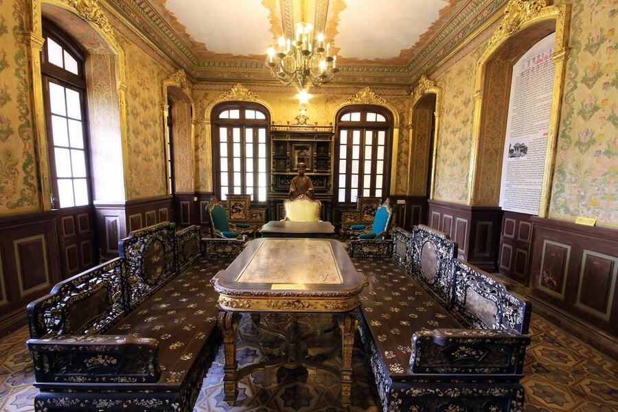 Tầng 2 - Khu vực sinh hoạt của gia đình vua Bảo Đại