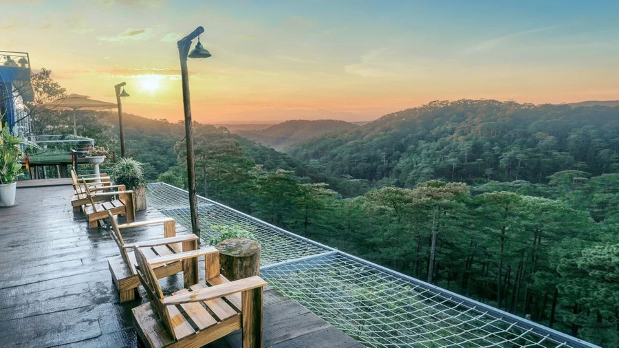 Quán cafe săn mây Horizon Đà Lạt