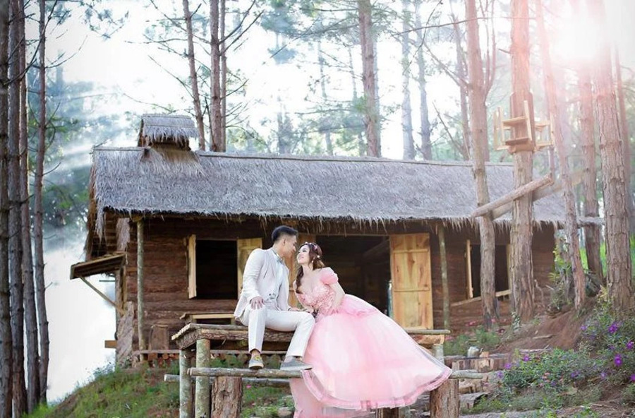 Ngôi nhà gỗ bình yên