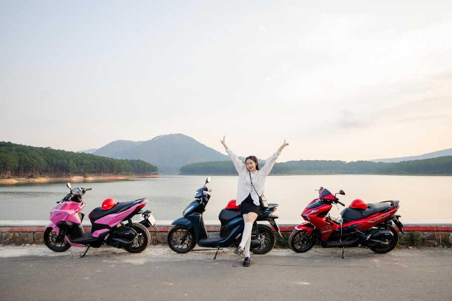 Thuê xe máy tại đại lý Ngọc Anh