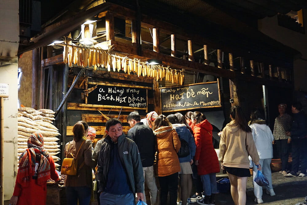 Địa chỉ chợ đêm Sapa ở đâu