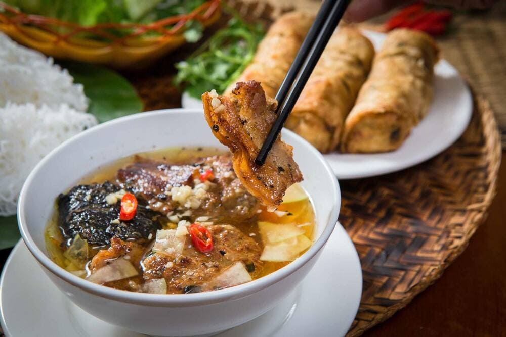 Bún chả Hàng Quạt
