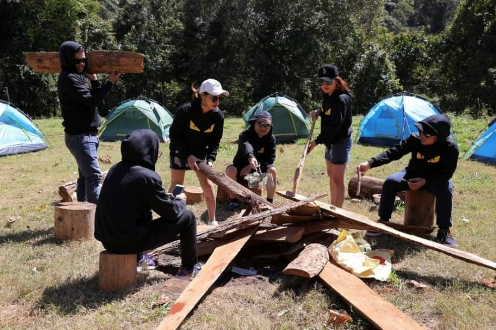 Tổ chức team building tại Hoa Sơn Điền Trang