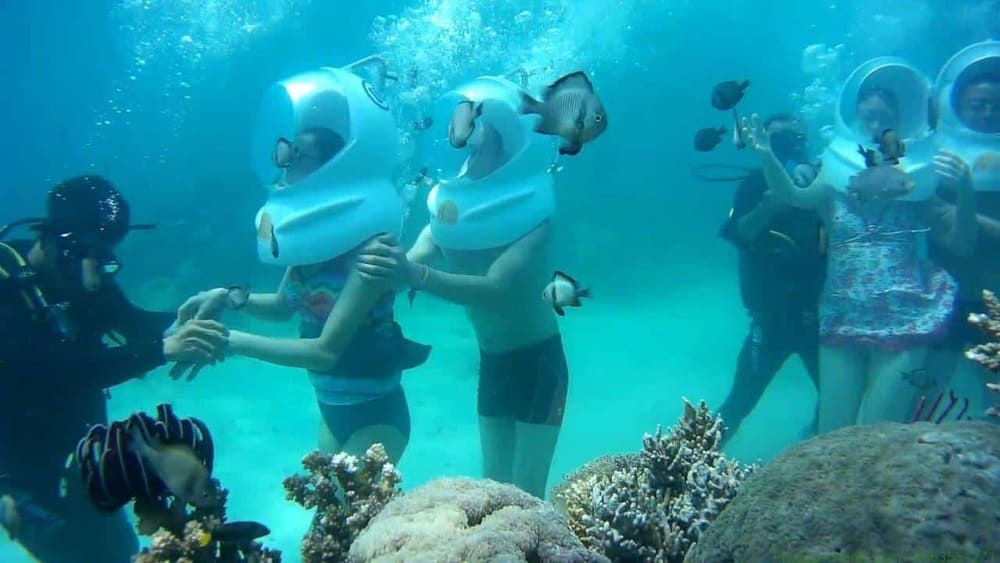 Đi bộ dưới đáy biển