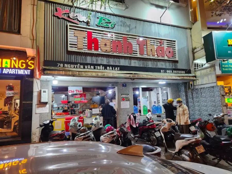 Quán kem bơ thanh thảo đà lạt